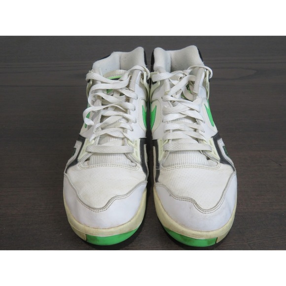 Nike Air Tech Challenge II Shoes Mens 8.5 White Green Tennis Sneakers 318408-100 - Picture 2 of 10